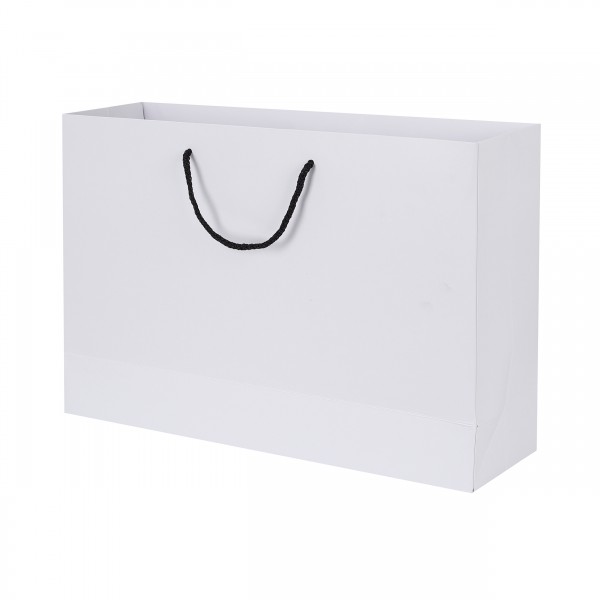 45x30x12 Beyaz Karton Çanta