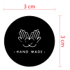 Siyah Handmade Sticker